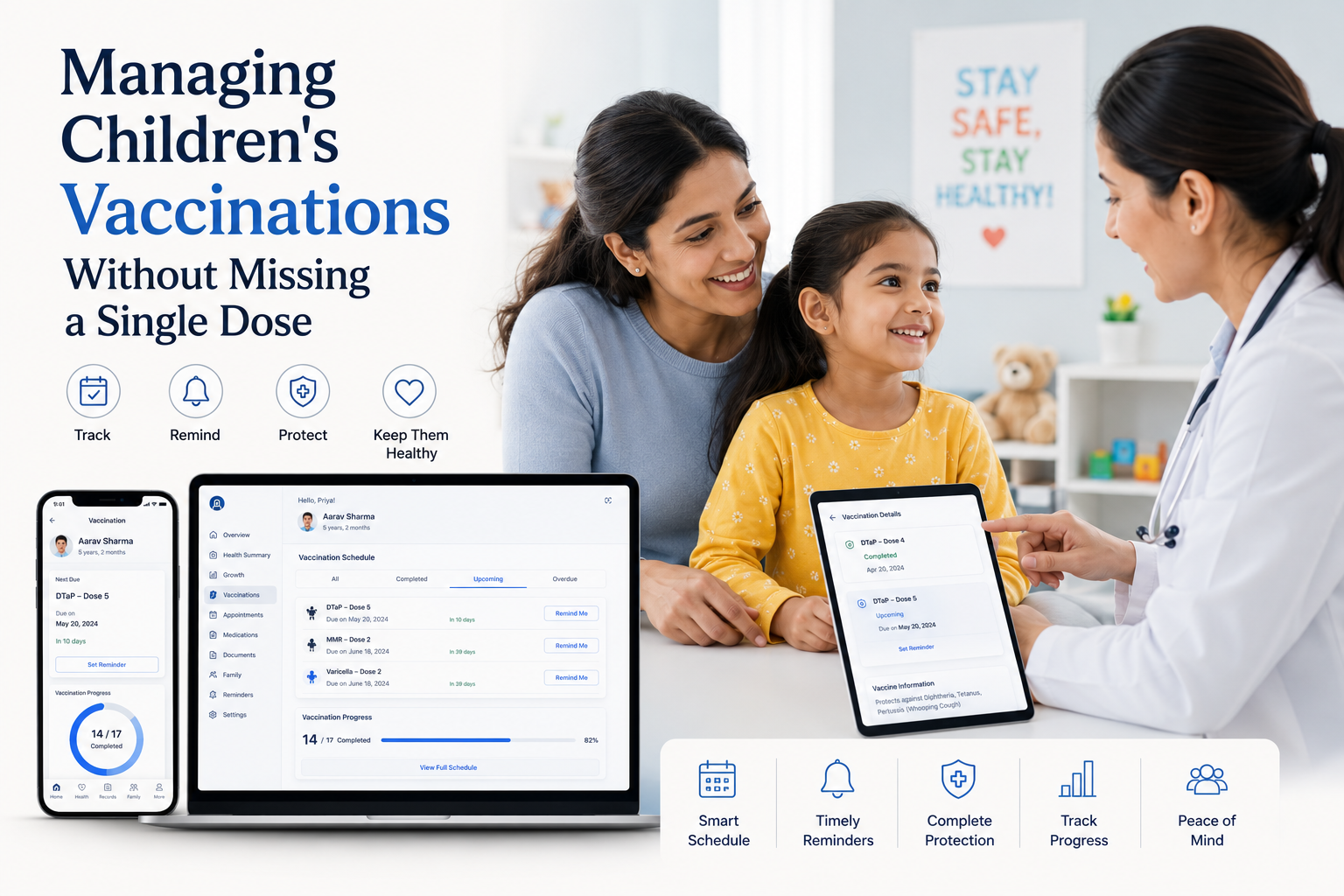 Managing Children's Vaccinations Without Missing a Single Dose