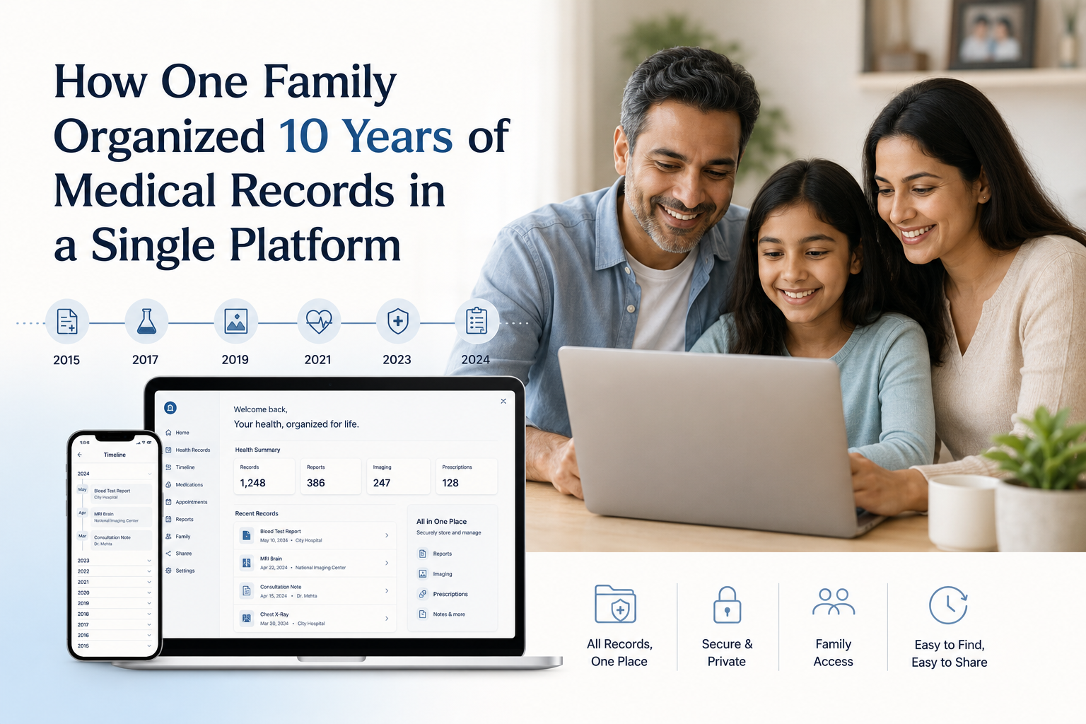 How One Family Organized 10 Years of Medical Records in a Single Platform